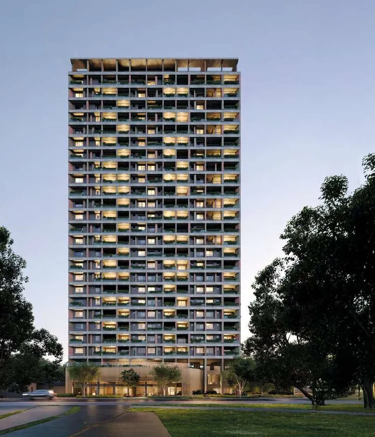 Imagem ilustrativa: torre inteira ao entardecer